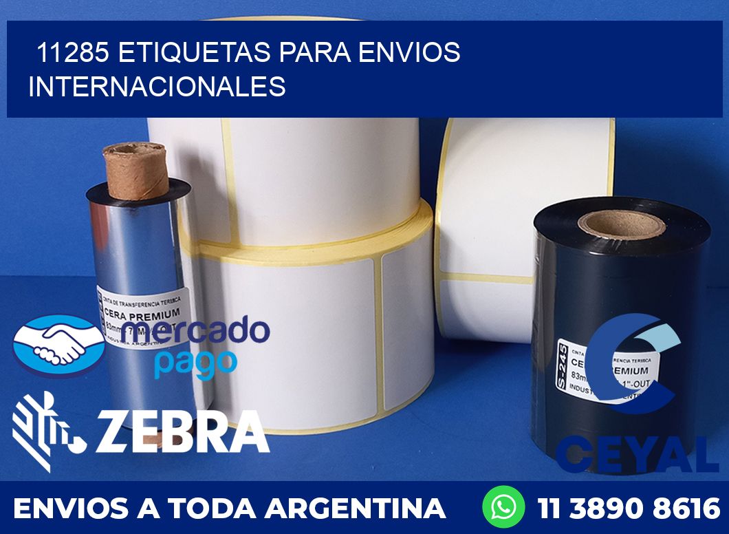11285 ETIQUETAS PARA ENVIOS INTERNACIONALES