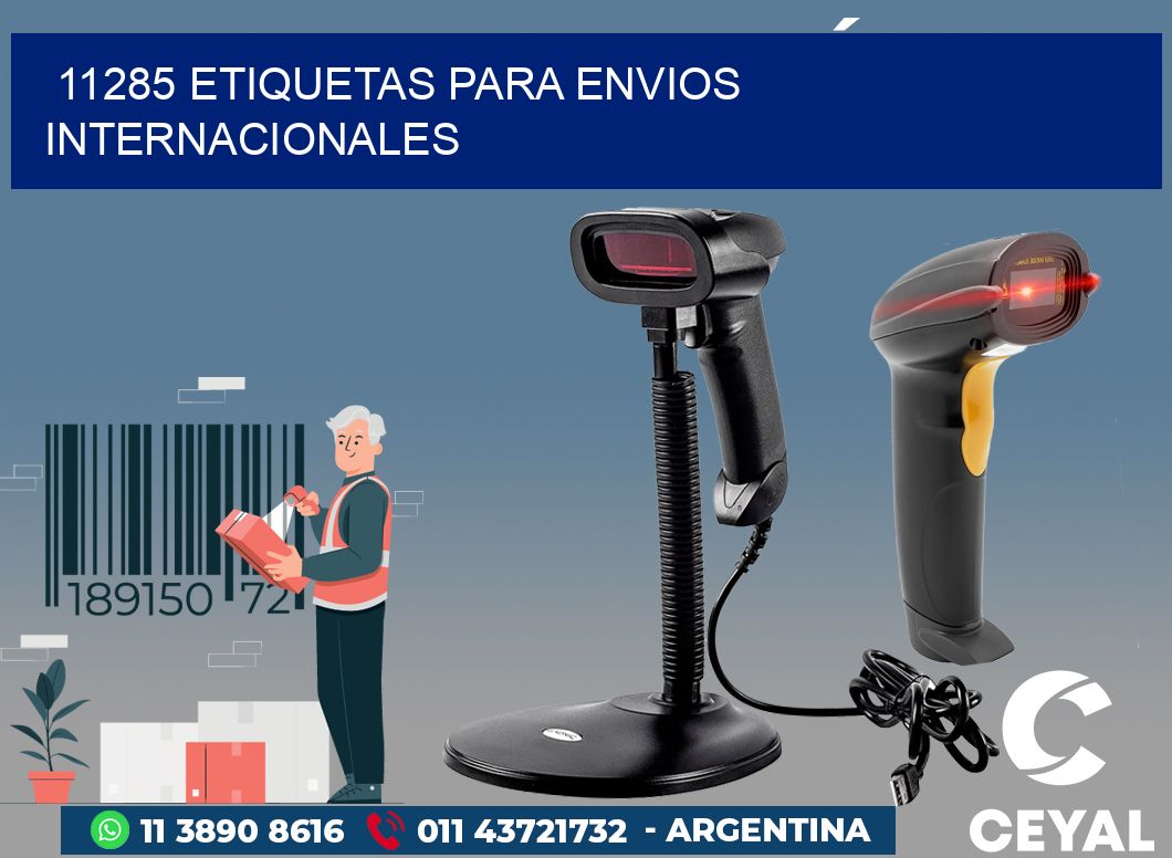 11285 ETIQUETAS PARA ENVIOS INTERNACIONALES