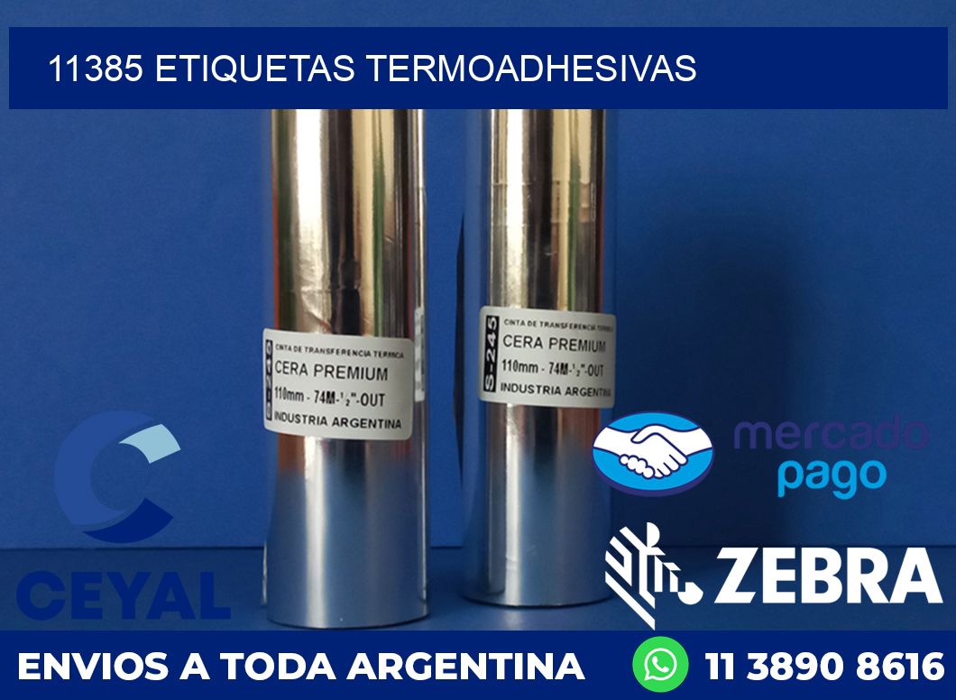 11385 ETIQUETAS TERMOADHESIVAS