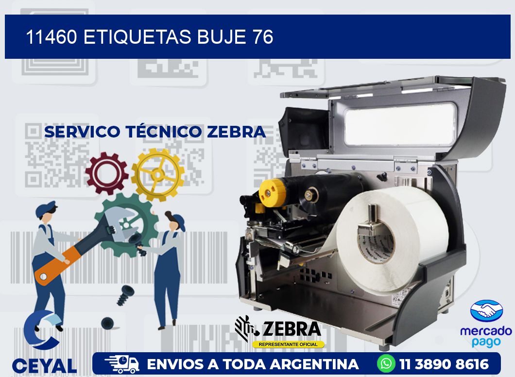 11460 ETIQUETAS BUJE 76