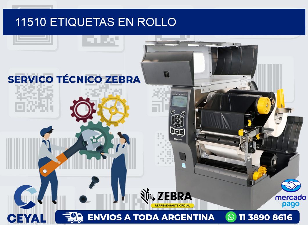 11510 ETIQUETAS EN ROLLO