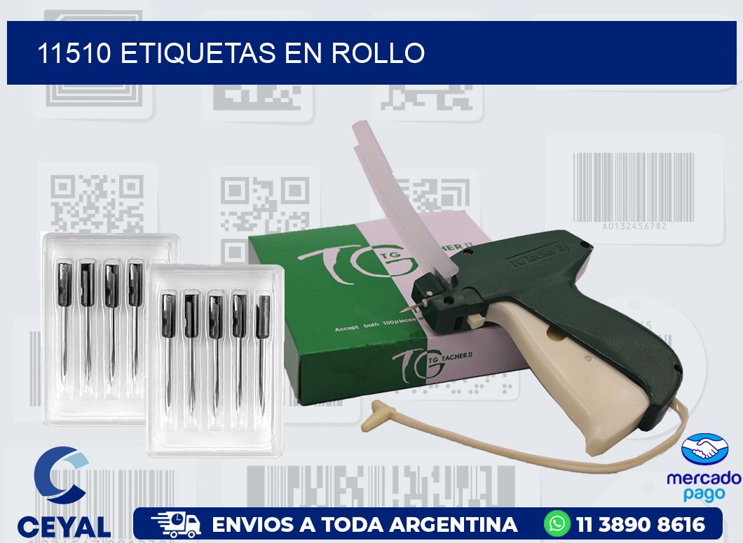 11510 ETIQUETAS EN ROLLO