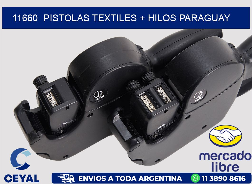 11660 PISTOLAS TEXTILES + HILOS PARAGUAY