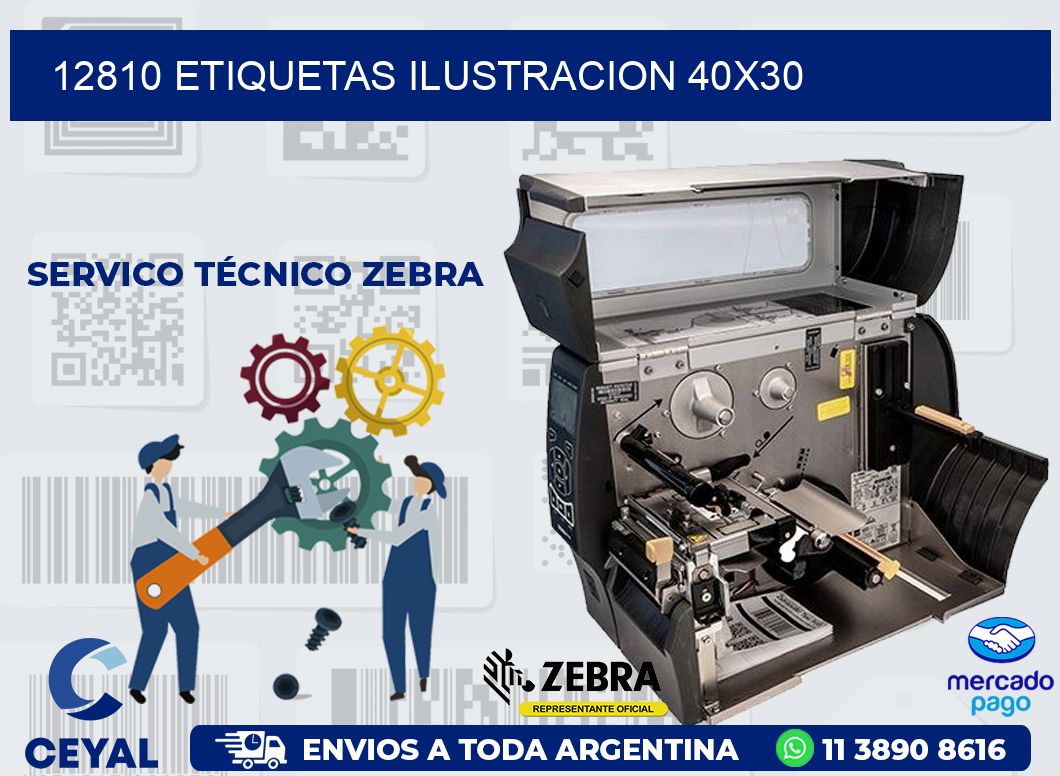 12810 ETIQUETAS ILUSTRACION 40X30