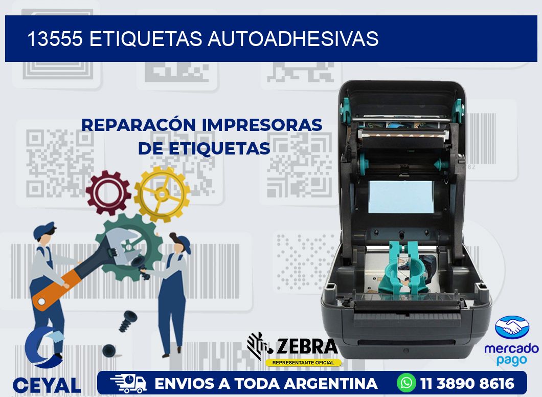 13555 ETIQUETAS AUTOADHESIVAS