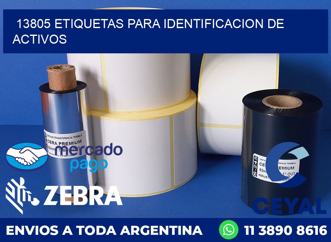 13805 ETIQUETAS PARA IDENTIFICACION DE ACTIVOS