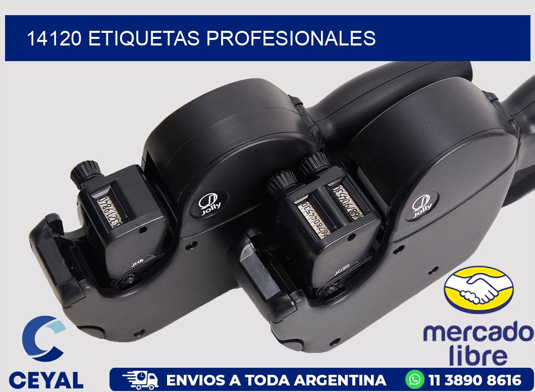 14120 ETIQUETAS PROFESIONALES