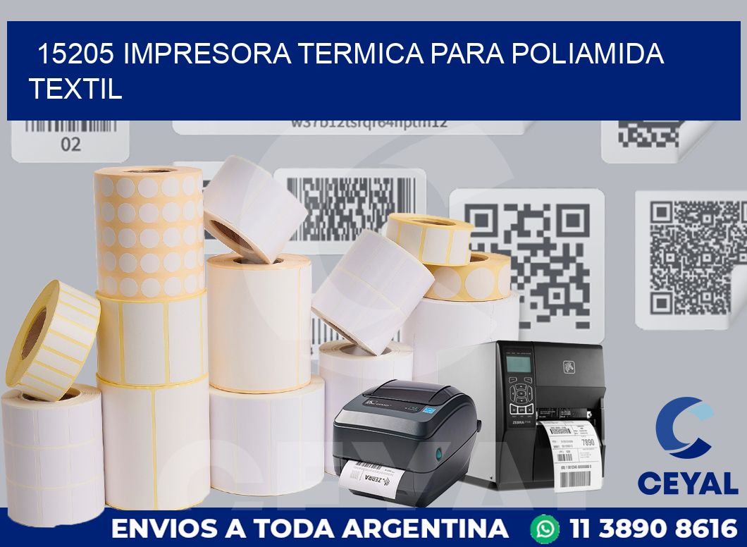 15205 IMPRESORA TERMICA PARA POLIAMIDA TEXTIL
