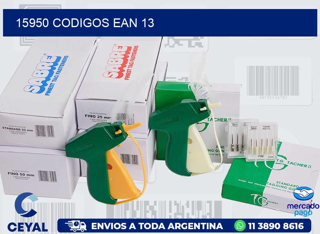 15950 CODIGOS EAN 13