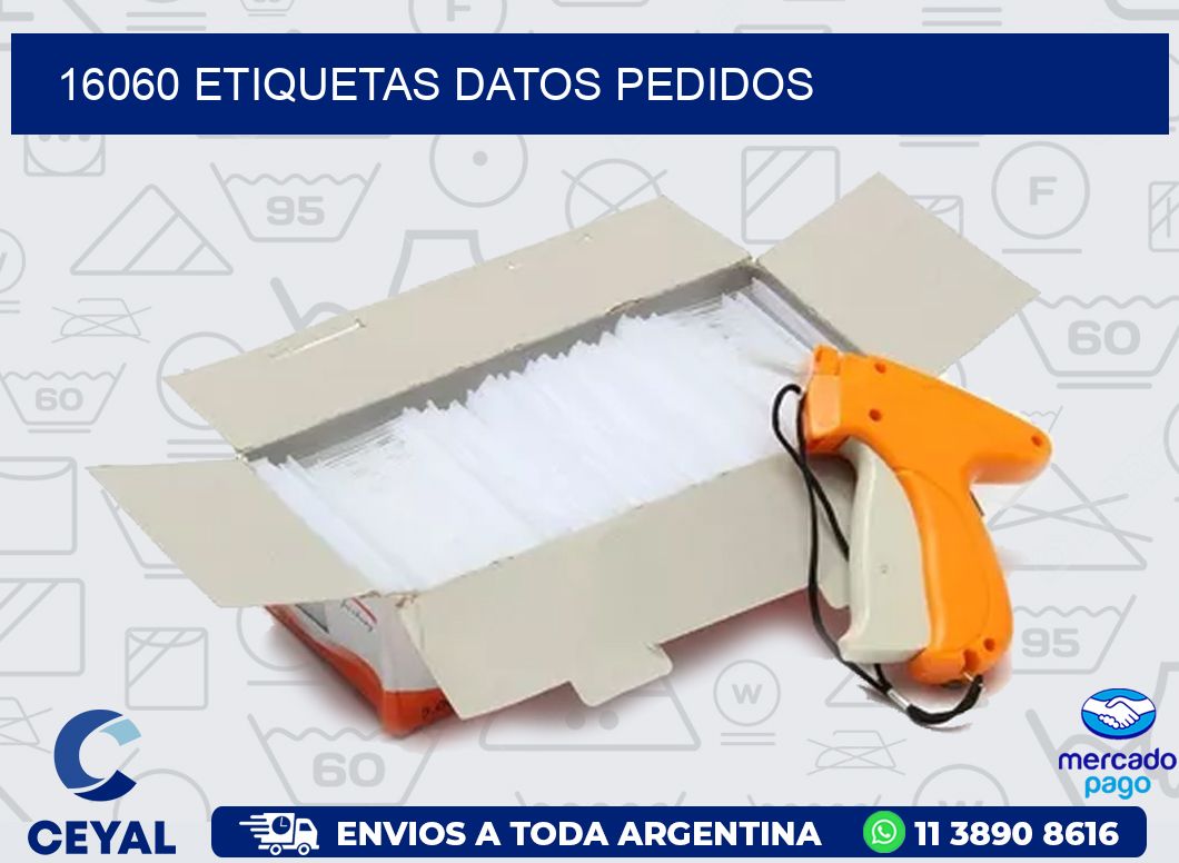 16060 ETIQUETAS DATOS PEDIDOS