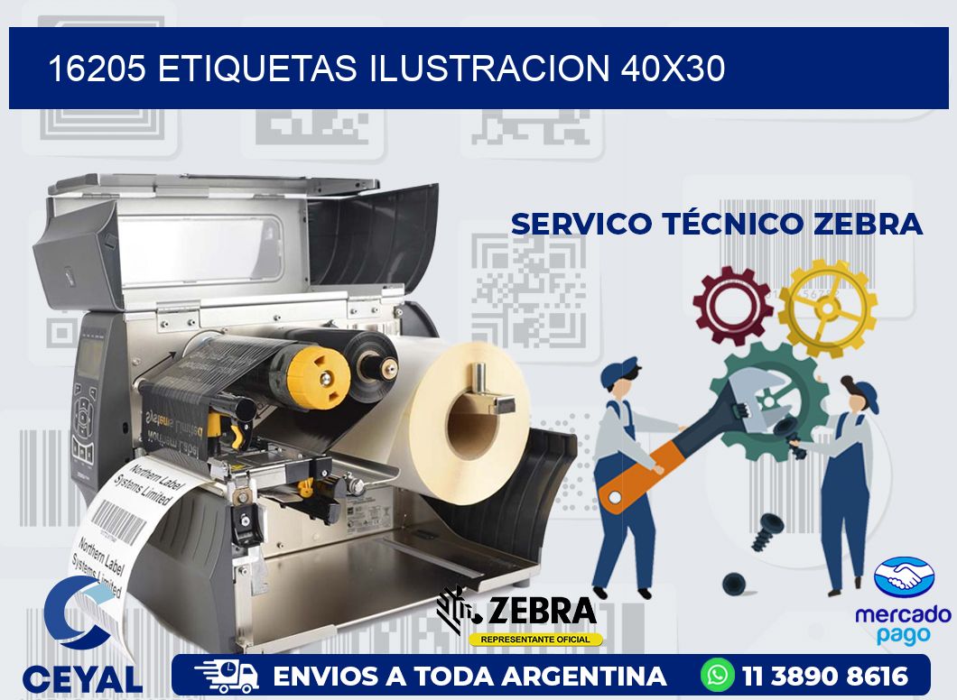 16205 ETIQUETAS ILUSTRACION 40X30