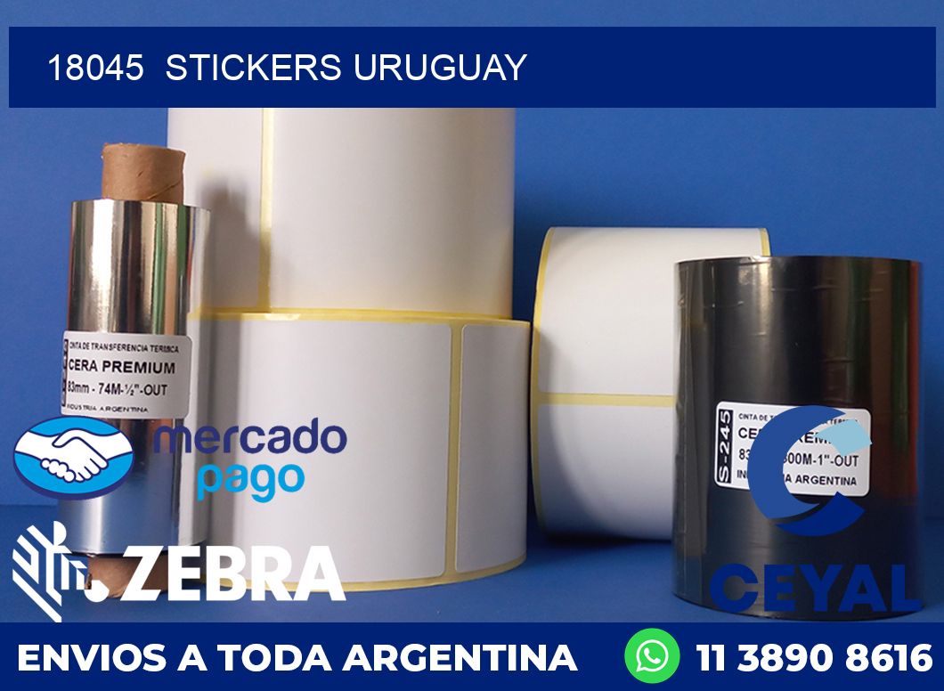 18045 STICKERS URUGUAY