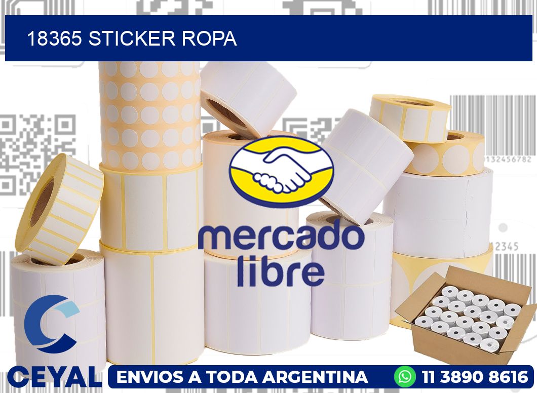 18365 STICKER ROPA