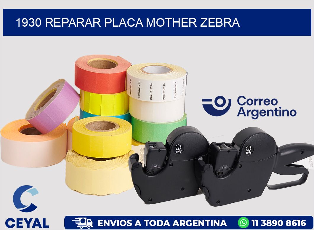 1930 REPARAR PLACA MOTHER ZEBRA