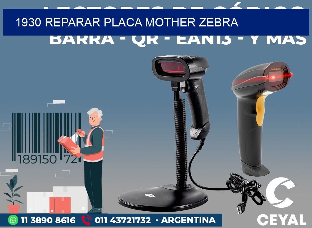 1930 REPARAR PLACA MOTHER ZEBRA
