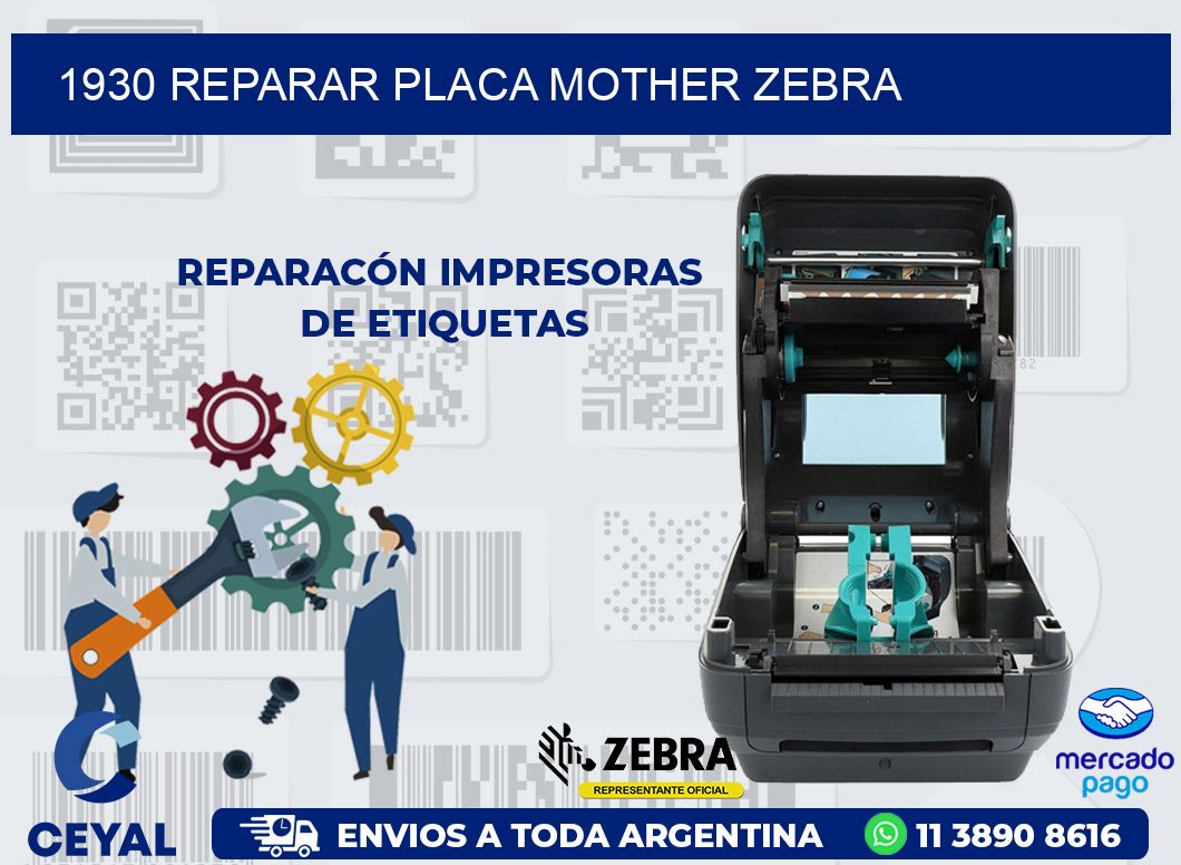 1930 REPARAR PLACA MOTHER ZEBRA