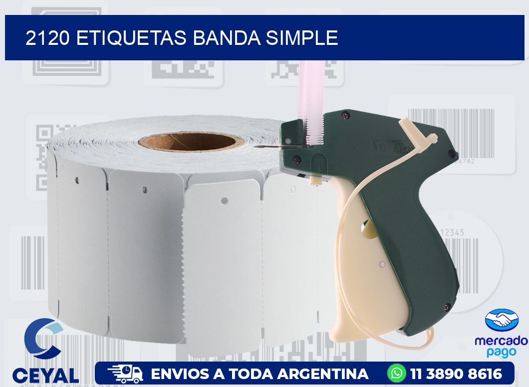 2120 ETIQUETAS BANDA SIMPLE