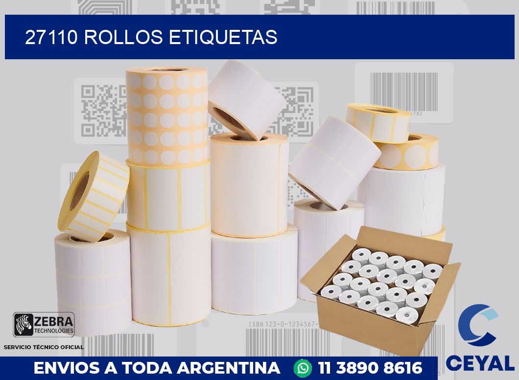27110 ROLLOS ETIQUETAS
