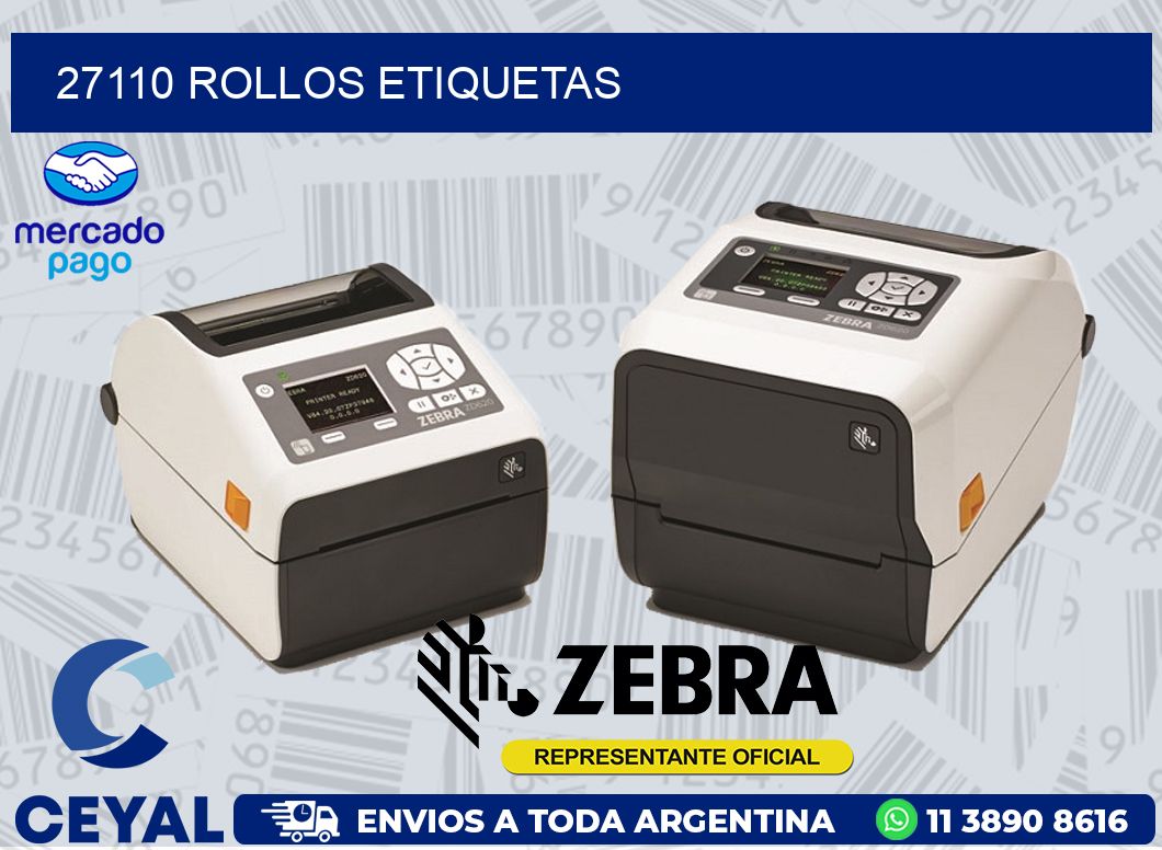 27110 ROLLOS ETIQUETAS