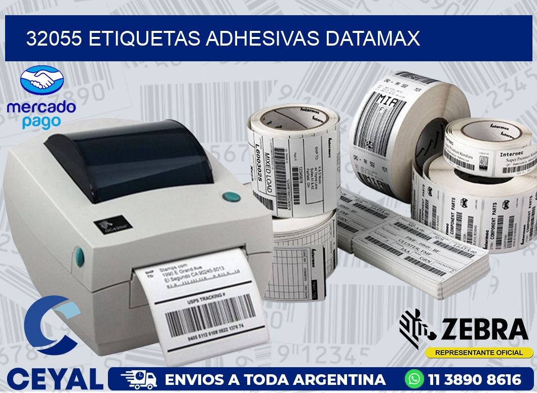 32055 ETIQUETAS ADHESIVAS DATAMAX