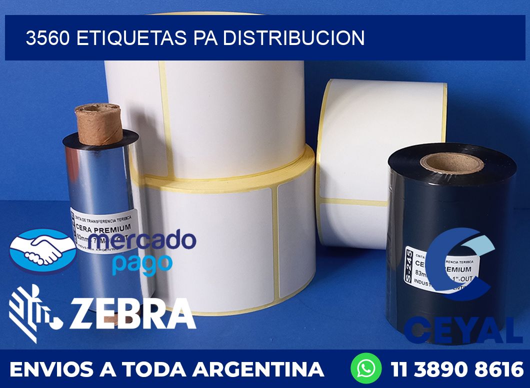 3560 ETIQUETAS PA DISTRIBUCION