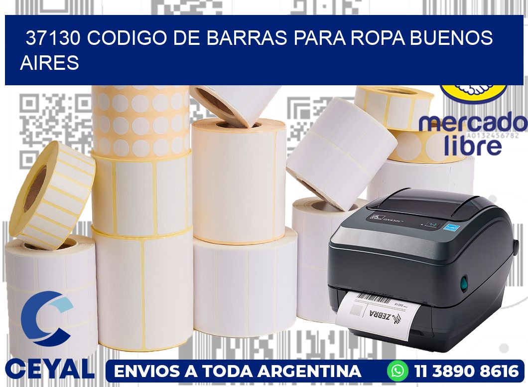 37130 CODIGO DE BARRAS PARA ROPA BUENOS AIRES