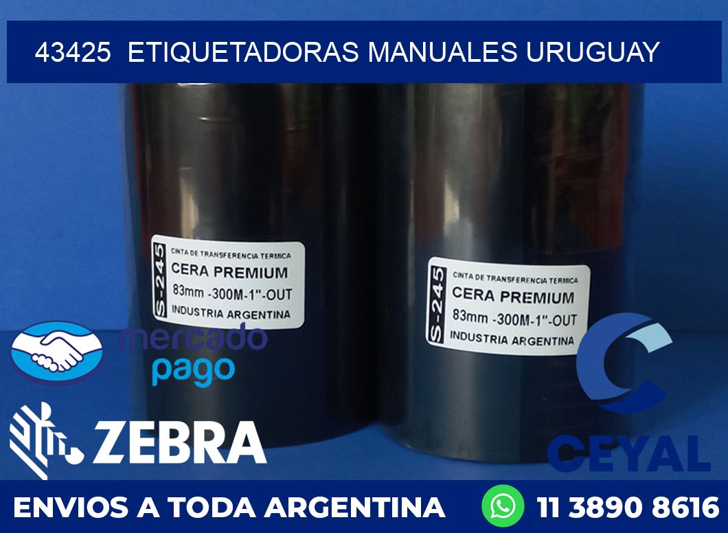43425 ETIQUETADORAS MANUALES URUGUAY