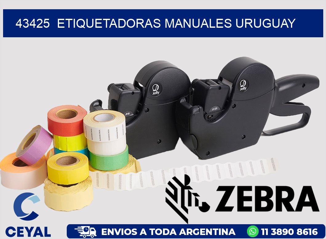 43425 ETIQUETADORAS MANUALES URUGUAY
