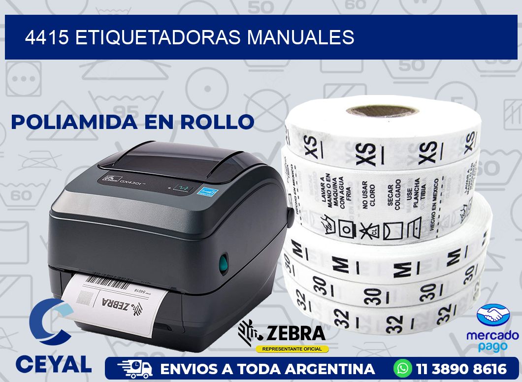 4415 ETIQUETADORAS MANUALES