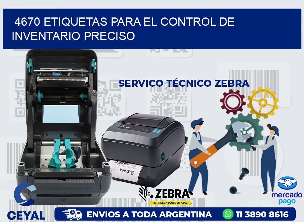 4670 ETIQUETAS PARA EL CONTROL DE INVENTARIO PRECISO