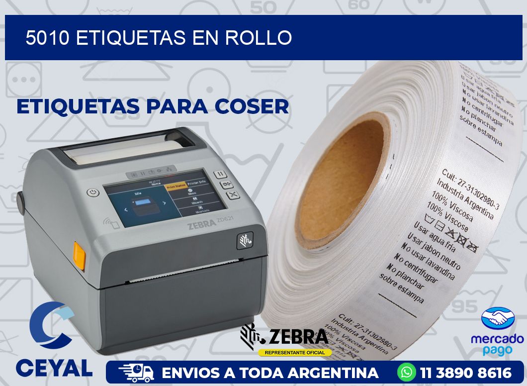 5010 ETIQUETAS EN ROLLO