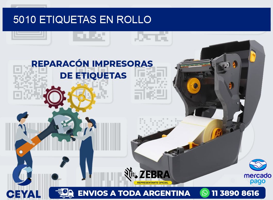 5010 ETIQUETAS EN ROLLO