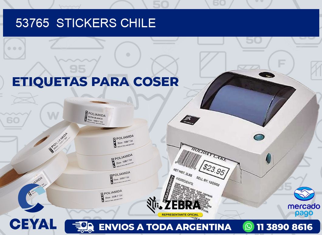 53765 STICKERS CHILE
