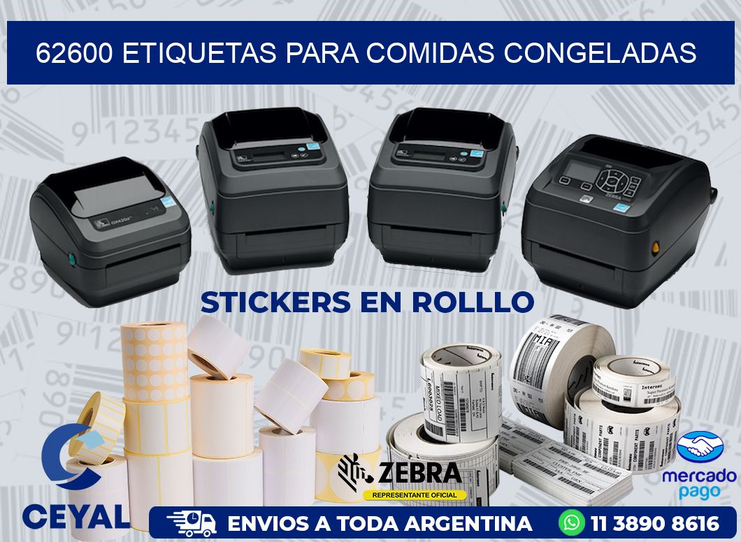 62600 ETIQUETAS PARA COMIDAS CONGELADAS