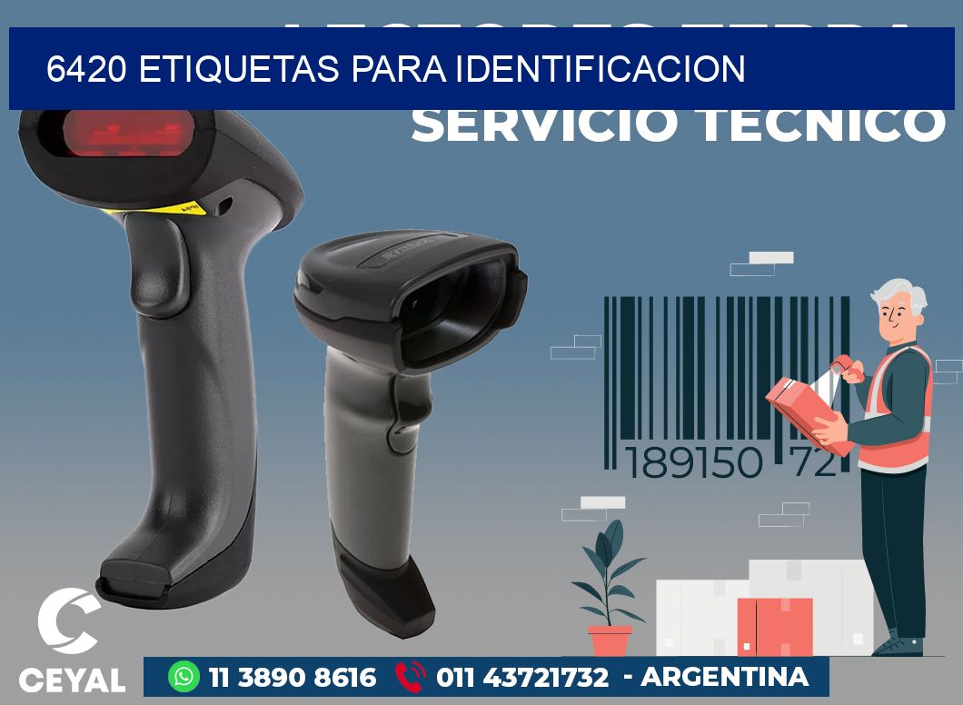 6420 ETIQUETAS PARA IDENTIFICACION