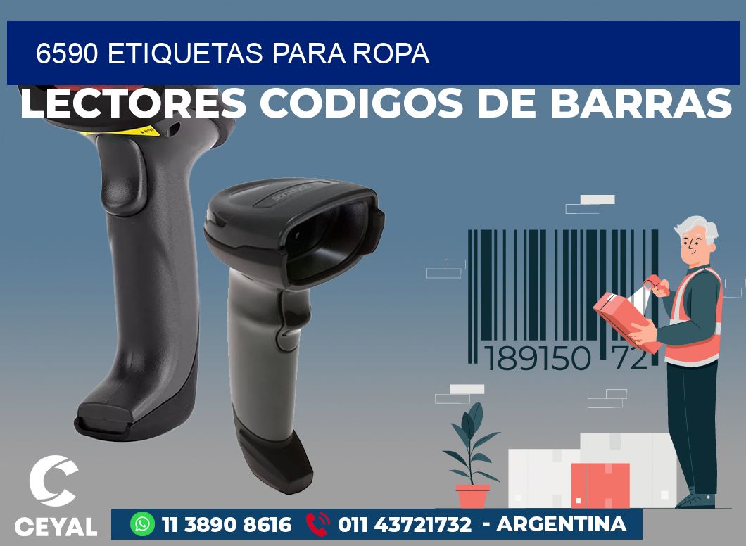 6590 ETIQUETAS PARA ROPA