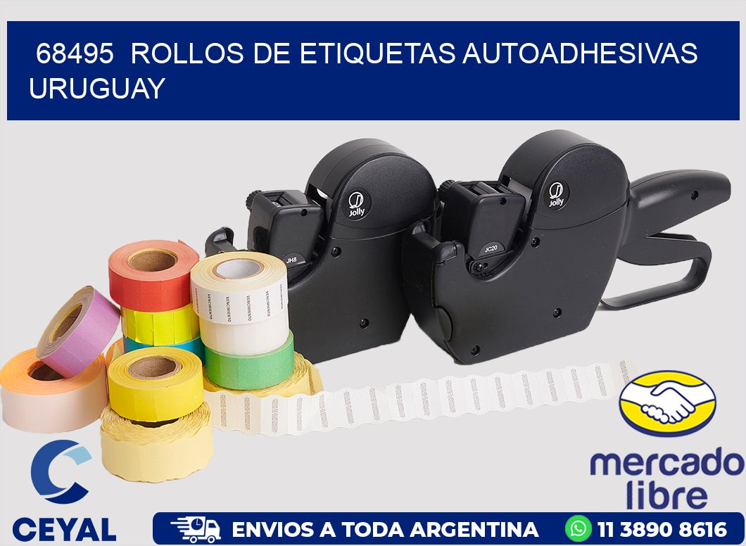 68495 ROLLOS DE ETIQUETAS AUTOADHESIVAS URUGUAY