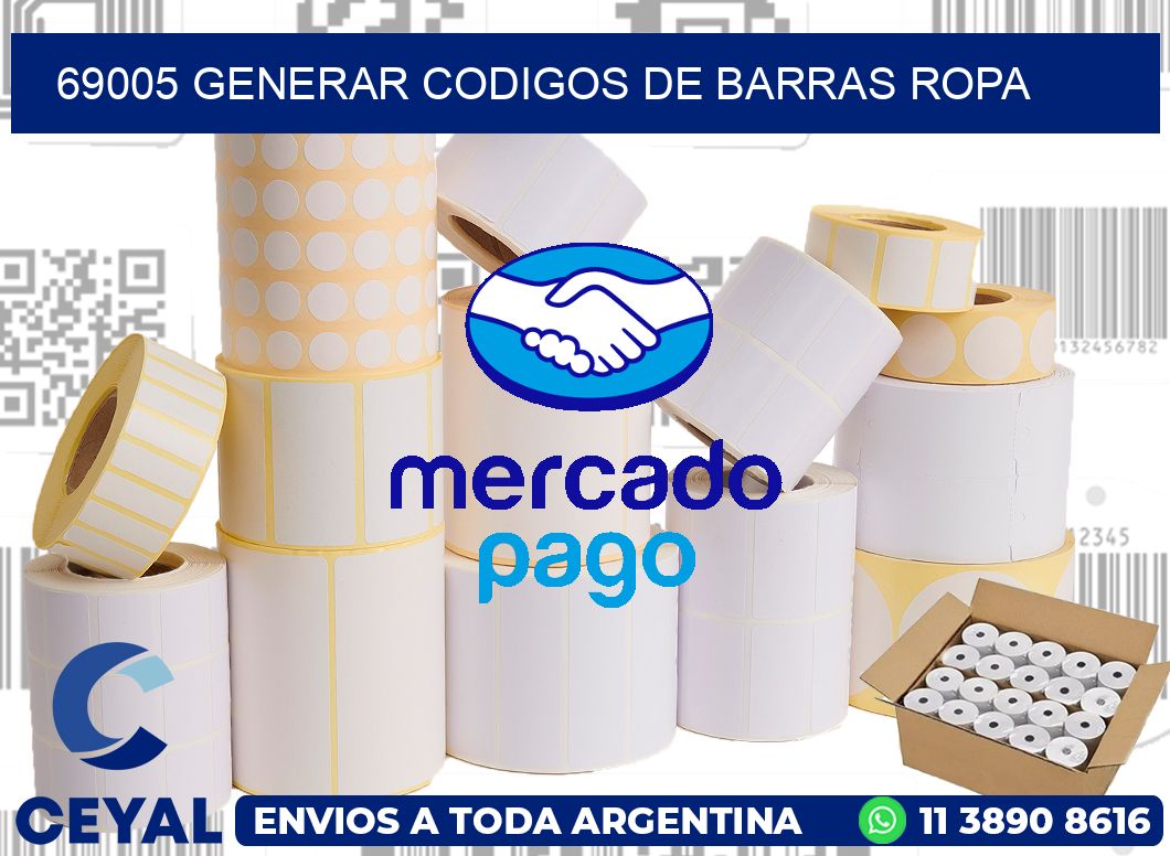 69005 GENERAR CODIGOS DE BARRAS ROPA
