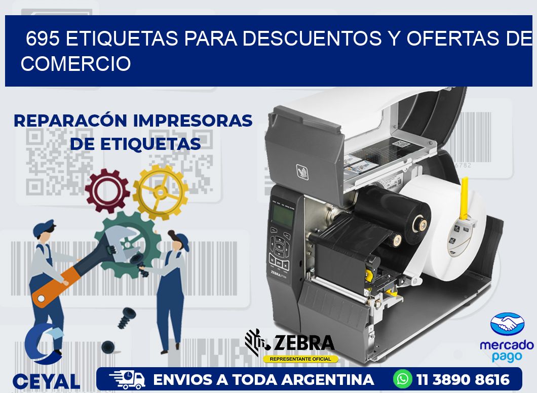 695 ETIQUETAS PARA DESCUENTOS Y OFERTAS DE COMERCIO