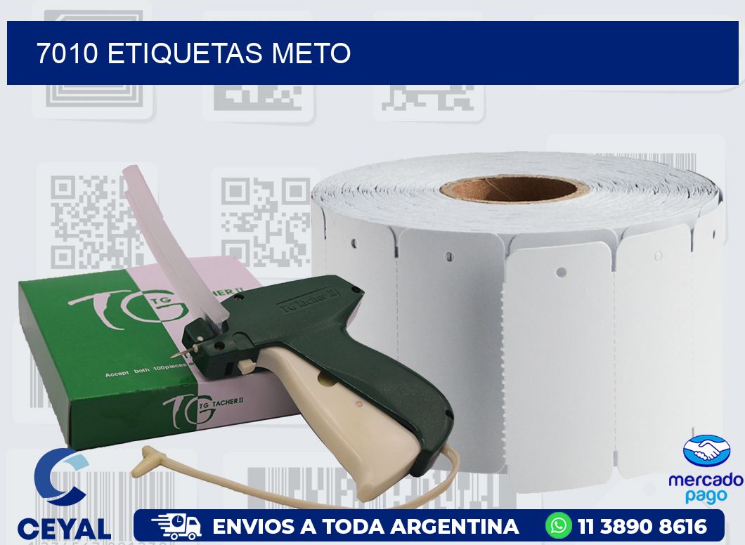 7010 ETIQUETAS METO