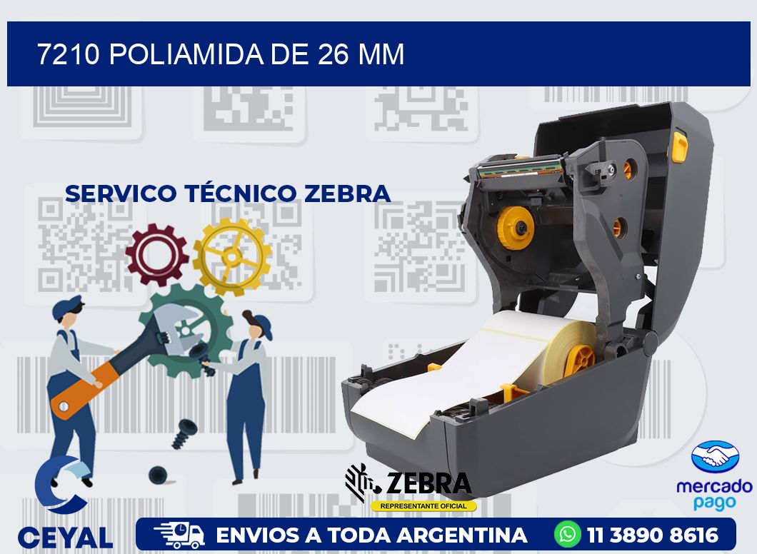 7210 POLIAMIDA DE 26 MM