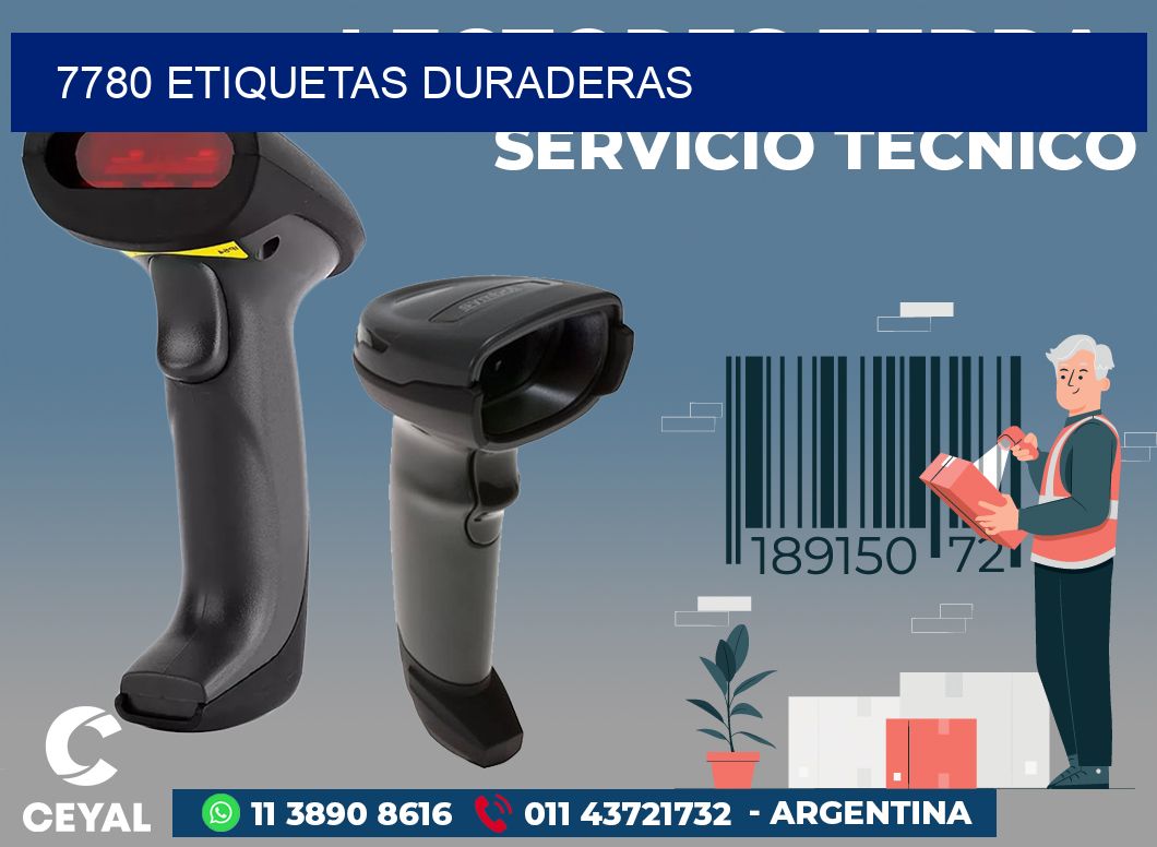 7780 ETIQUETAS DURADERAS