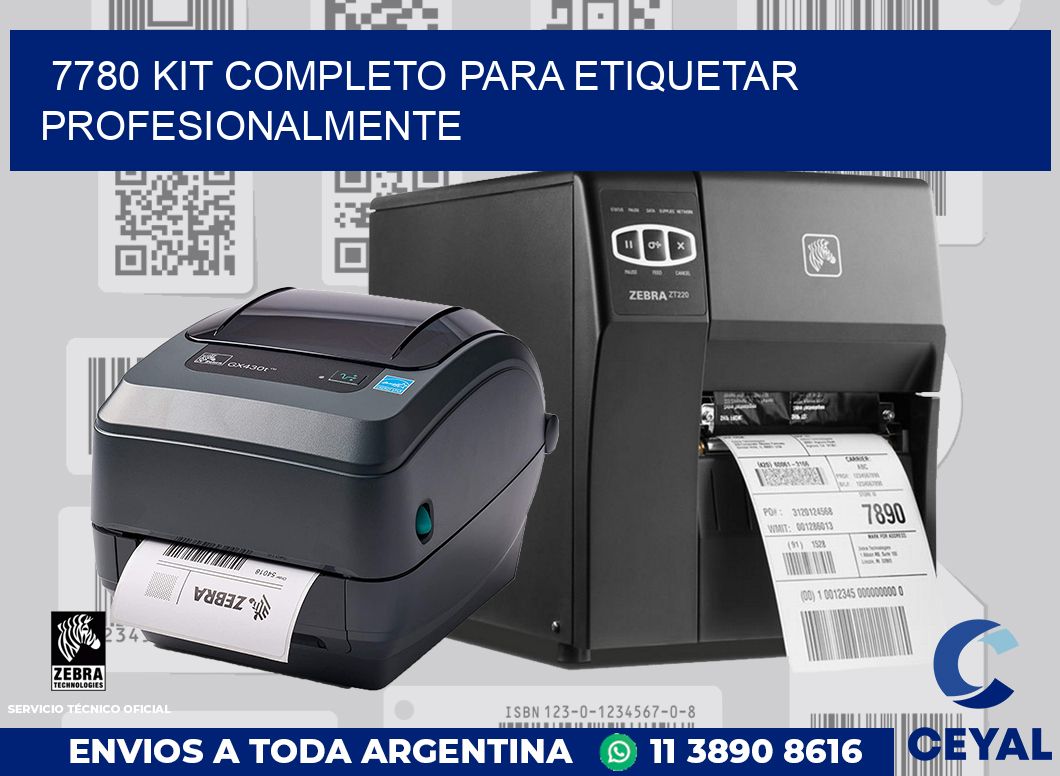 7780 KIT COMPLETO PARA ETIQUETAR PROFESIONALMENTE