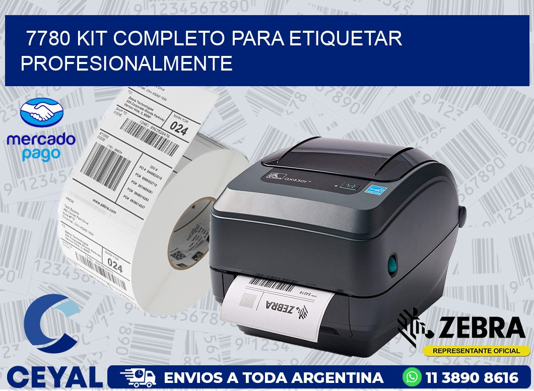 7780 KIT COMPLETO PARA ETIQUETAR PROFESIONALMENTE