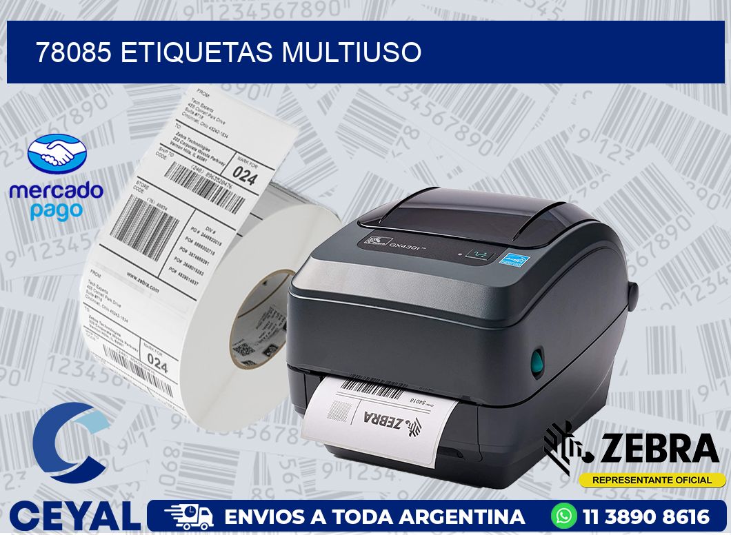 78085 ETIQUETAS MULTIUSO
