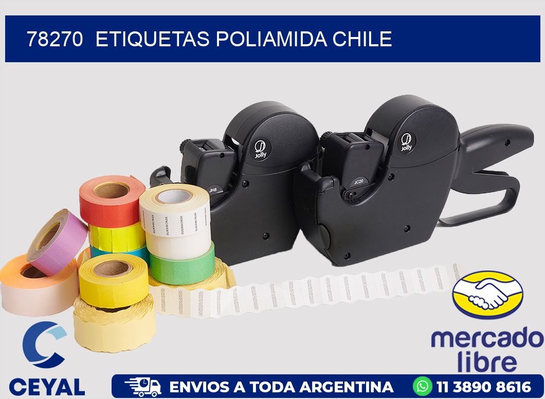 78270 ETIQUETAS POLIAMIDA CHILE