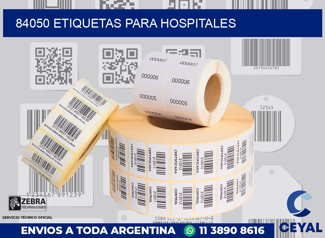 84050 ETIQUETAS PARA HOSPITALES