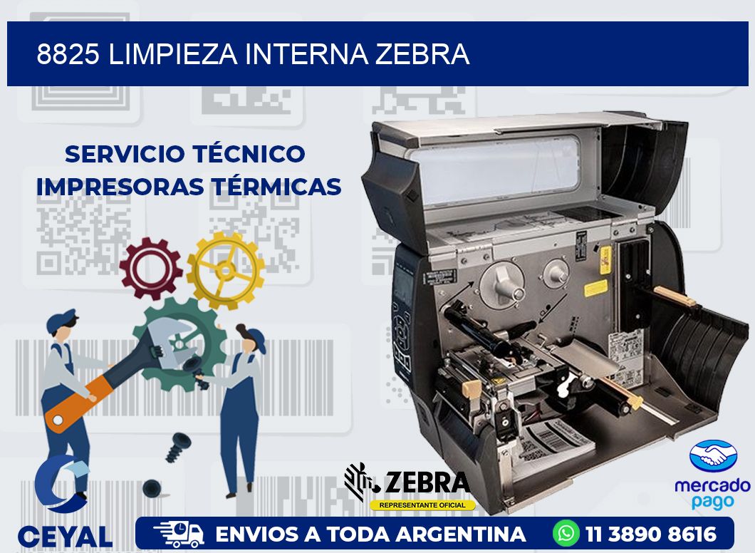 8825 LIMPIEZA INTERNA ZEBRA