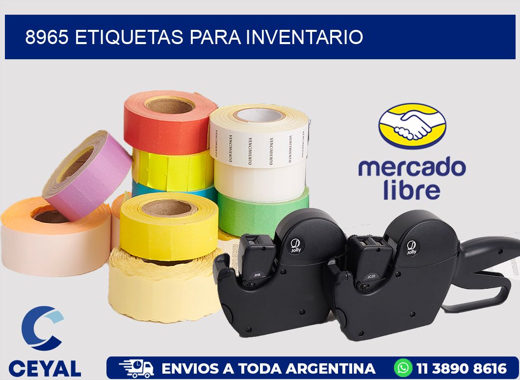 8965 ETIQUETAS PARA INVENTARIO