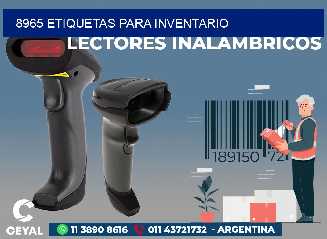 8965 ETIQUETAS PARA INVENTARIO